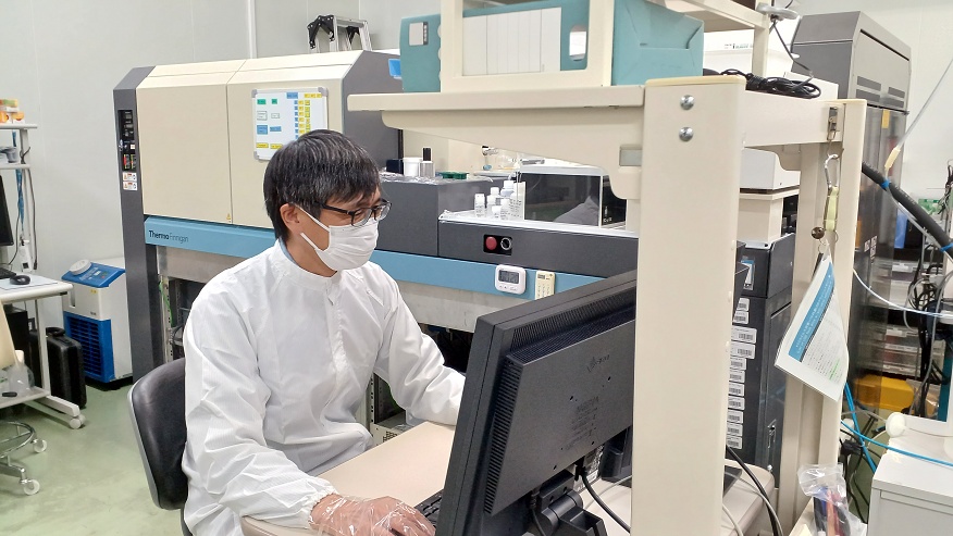 CTD採水の光景写真