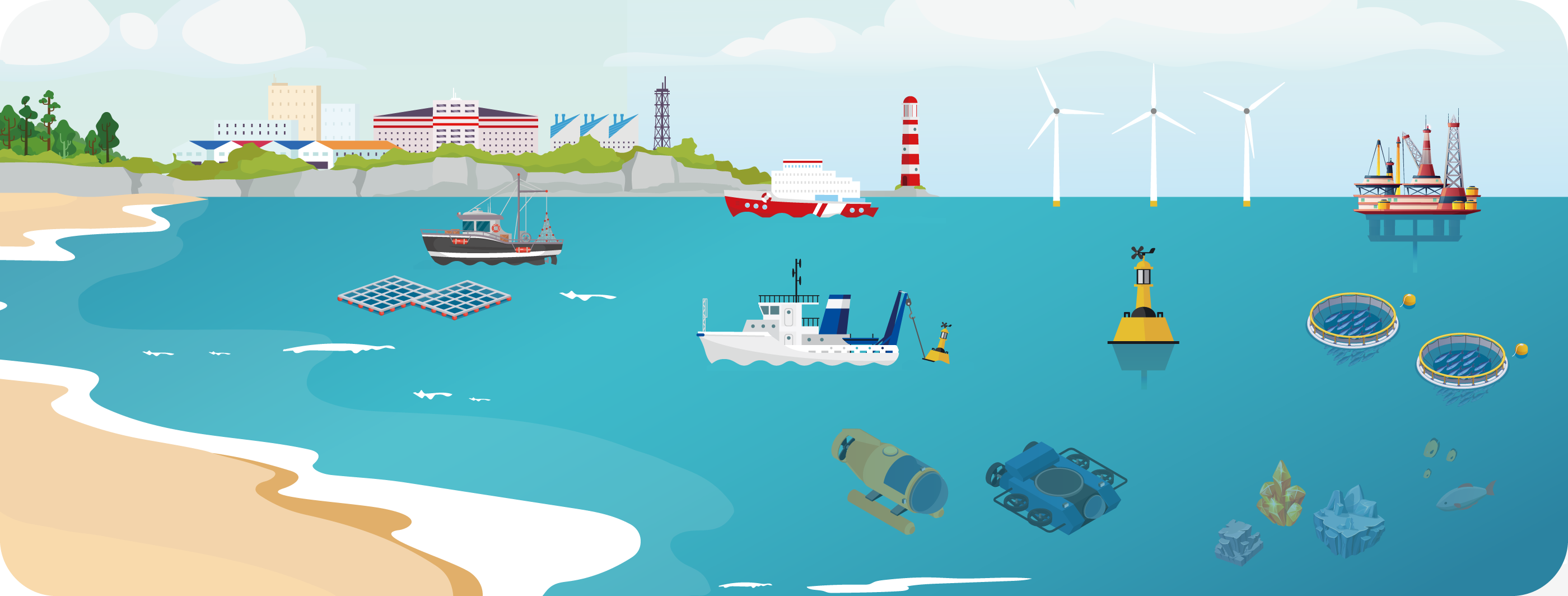 マップのイラスト