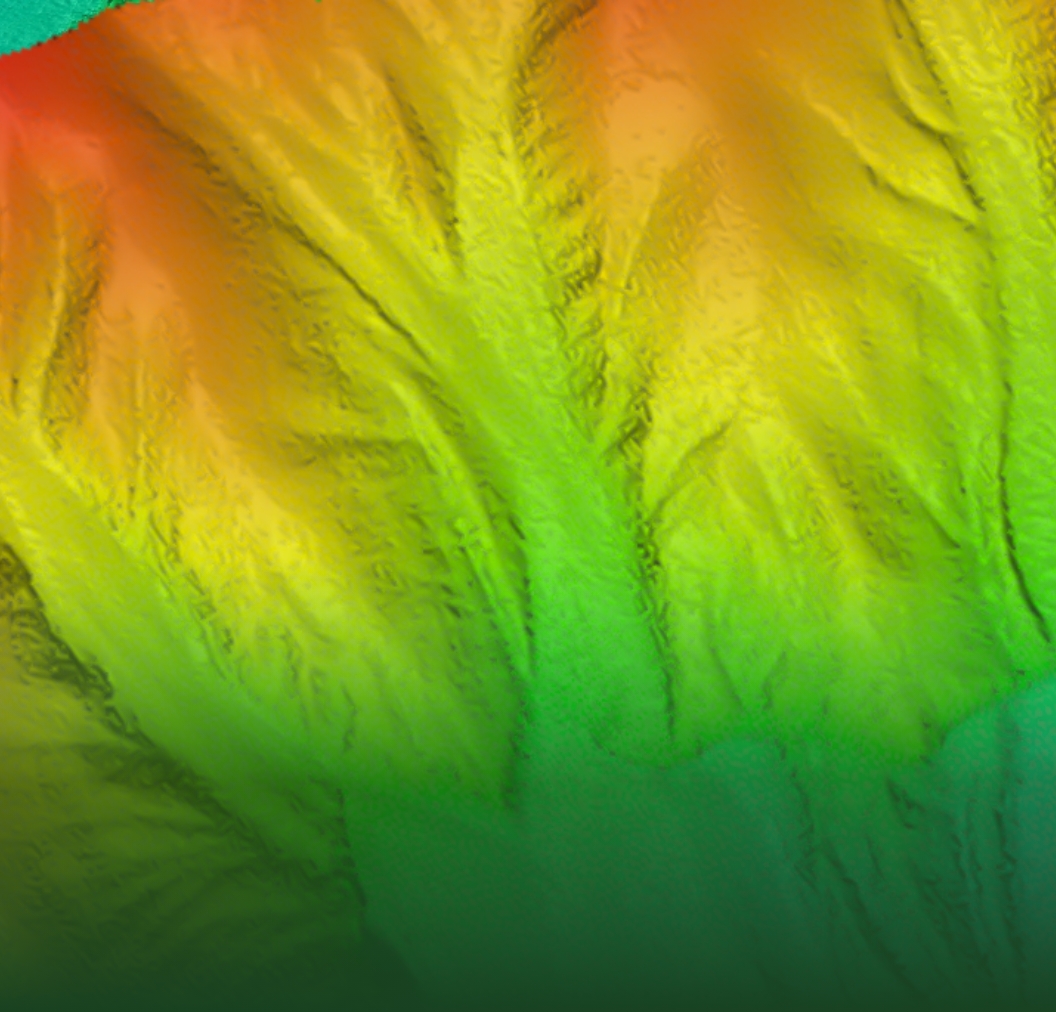 海底地形・構造物調査背景写真