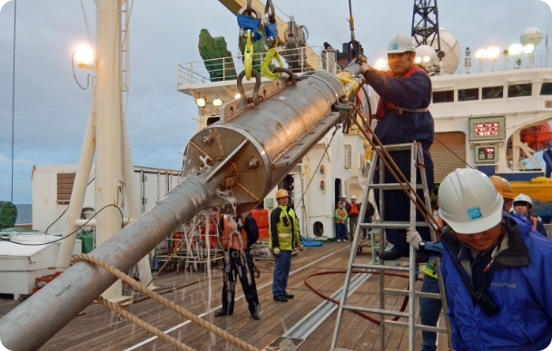 海底地盤・底質調査写真