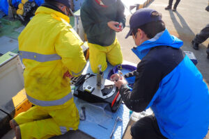 マルチビーム音響測深装置の導入